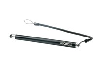 Set de 10 Stylus Capacitivos Negro Mate con Cordón Espiral