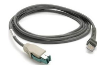 Cable - Shielded USB: Power Plus Connector, 7ft. (2m), Straight, 12V
