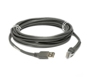 Cable - Shielded Usb: Series A Connector, 7Ft. 2.1M, Straight