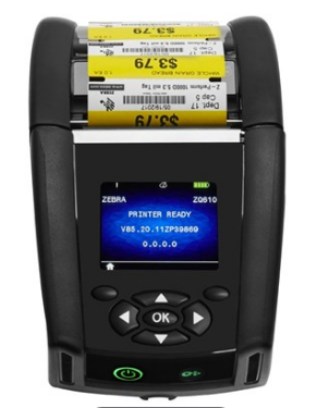 ZQ610 DT Printer 2/48mm; English fonts,Dual Wifi / BT4.x, Linered platen, 0.75 core, Group E, Shoulder strap, Ext Battery