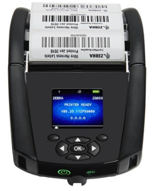ZQ62AUWAE1100 DT Printer ZQ620 3''/72mm; English fonts,Dual 802.11AC / BT4.x, Linered platen, 0.75'' core, Group E, Shoulder strap, Belt clip, Media Width Sen