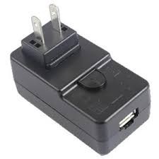 USB Power Supply, 100-240 VAC Input with India plug, Output = 5 V, 2.5 A