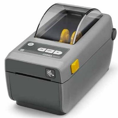 ZD410 DT Printer ; 2'' print width, Standard EZPL, 203 dpi, EU and UK Cords, USB, USB Host