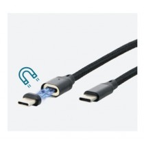 Cable USB-C a USB-C con conector magnético