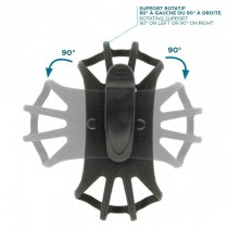 Clip de Cinturón Universal Giratorio 90° con Soporte de Silicona para Dispositivos de 5 a 7 pulgadas