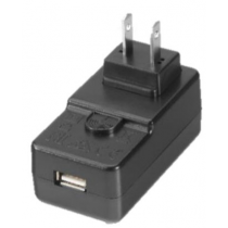 USB Power Supply, 100-240 VAC Input with US plug, Output = 5 V, 2.5 A