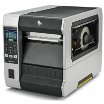 ZT620 TT Printer ; 6'', 203 dpi, Euro and UK cord, Serial, USB, Gigabit Ethernet, Bluetooth 4.0, USB Host, Rewind, Color, ZPL