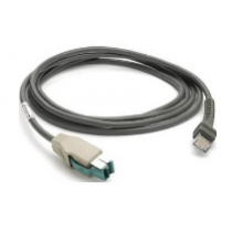 Cable - Shielded USB: Power Plus Connector, 7ft. (2m), Straight, 12V