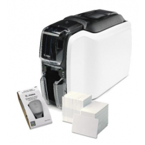 Printer ZC100, Single Sided, UK/EU Cords, USB Only, Windows Driver, CardStudio 2.0 (Standard) application, 200 PVC cards, YMCKO ribbon (200 images)