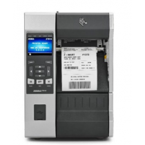 ZT610 TT Printer ; 4'', 300 dpi, Euro and UK cord, Serial, USB, Gigabit Ethernet, Bluetooth 4.0, USB Host, Tear, Color, ZPL