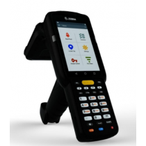 MC3330R UHF RFID GUN, CIRCULAR ANTENNA, 802.11 A/B/G/N/AC, SE4750SR 2D IMAGER W/ LED AIMER, 38 KEY, 2X BATTERY, GMS, 4GB RAM / 32GB ROM, FCC BANDS