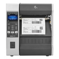 ZT620 TT Printer ; 6'', 203 dpi, Euro and UK cord, Serial, USB, Gigabit Ethernet, Bluetooth 4.0, USB Host, Wireless 802.11 AC Card: Rest of World (ROW), Tear, Color, ZPL