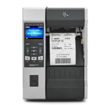 ZT610 TT Printer ; 4'', 203 dpi, Euro and UK cord, Serial, USB, Gigabit Ethernet, Bluetooth 4.0, USB Host, Cutter, Color, ZPL